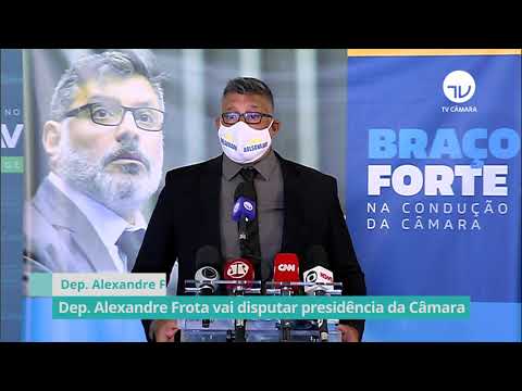 Alexandre Frota disputa  Presidência da Câmara - 27/01/21