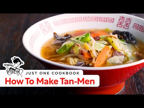 How To Make Tan-Men - Midnight Diner Series (Recipe) タンメンの作り方 (レシピ)
