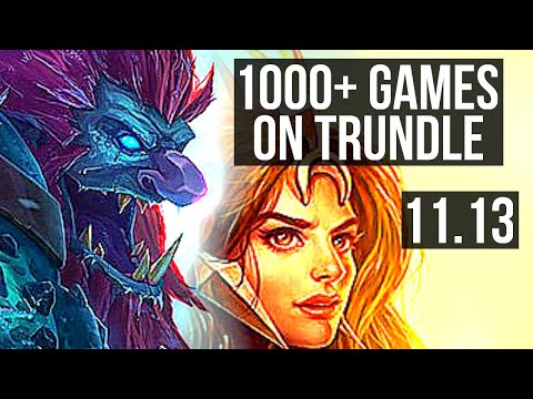 TRUNDLE & Kai'Sa vs LEONA & Samira (SUPPORT) (DEFEAT) | 1.7M mastery, 6/6/38 | NA Master | v11.13