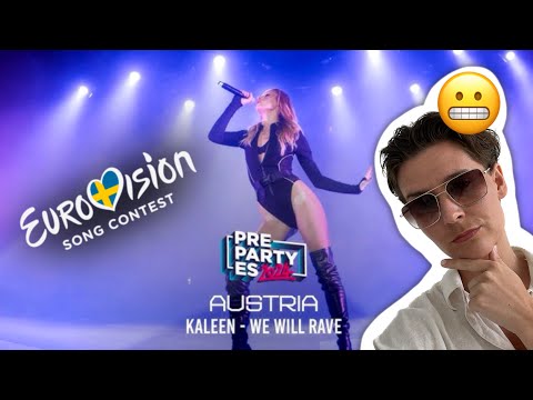LET'S REACT TO KALEEN with "WE WILL RAVE" at MADRID PRE-PARTY!! // AUSTRIA // EUROVISION 2024