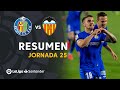 Resumen de Getafe CF vs Valencia CF (3-0)