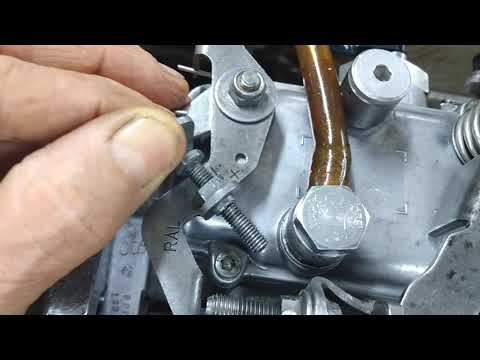 Função da alavanca marcha lenta Válvula de RETORNO, bomba injetora Peugeot,