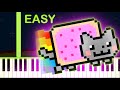 NYAN CAT MEME SONG EASY Piano Tutorial