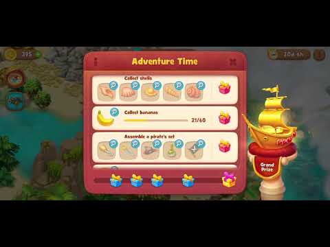 Tortuga Island Adventure 2 ☆ Gardenscapes by Anne