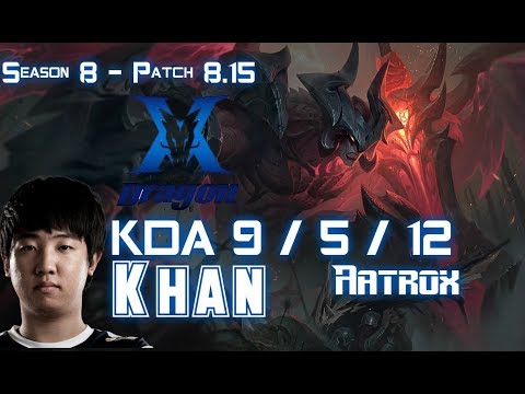 KZ Khan AATROX vs CAMILLE Top - Patch 8.15 KR Ranked