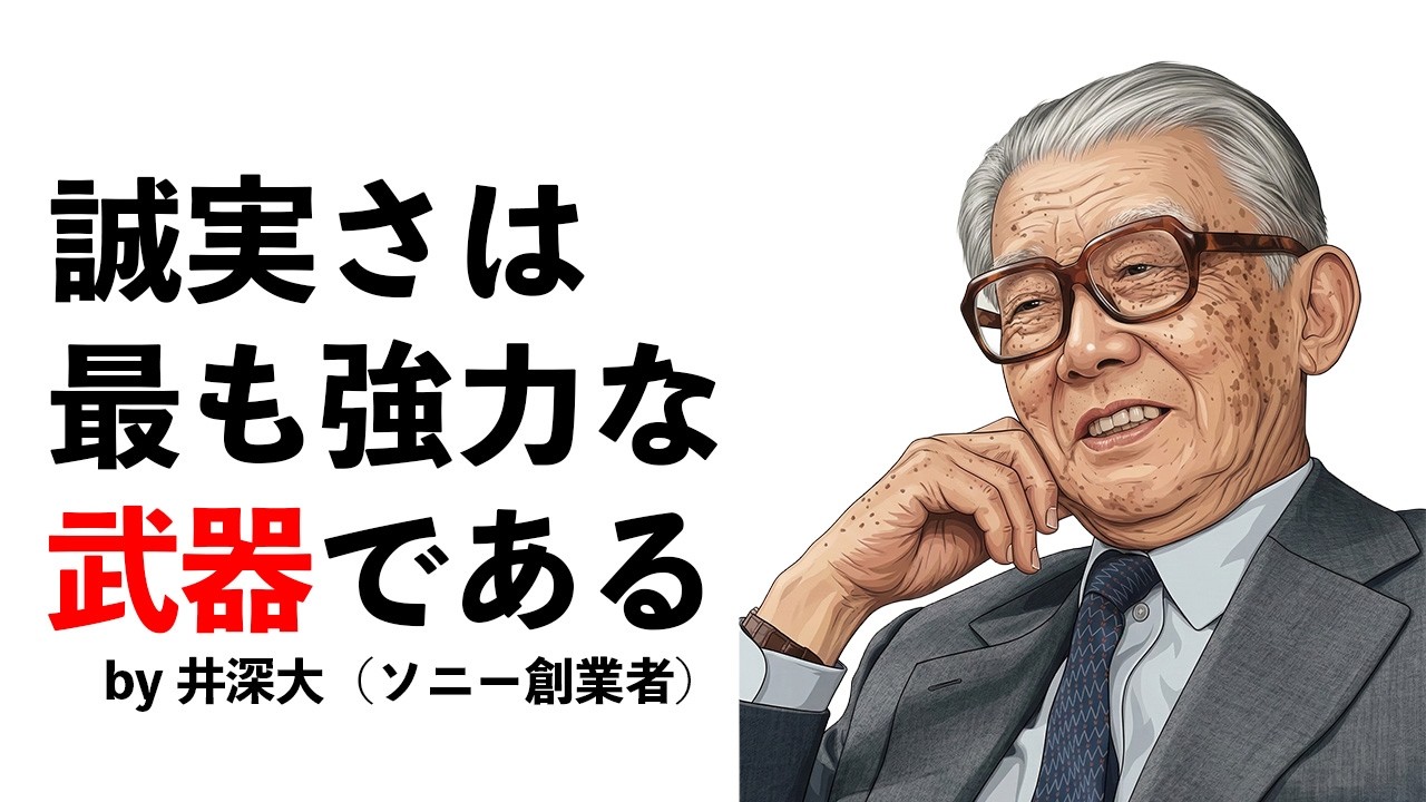 井深大の名言70選【有名人の名言　名言集】