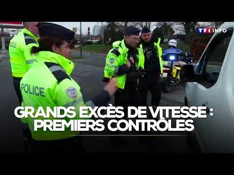 Grands excès de vitesse : premiers contrôles sur les routes｜TF1 INFO