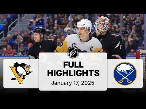 NHL Highlights | Penguins vs. Sabres | January 17, 2025