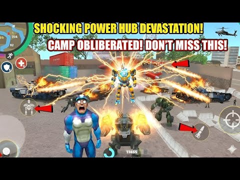 INSANE Robot Fight 😱 Rope Hero vs BD Assault Machine | Vice Town