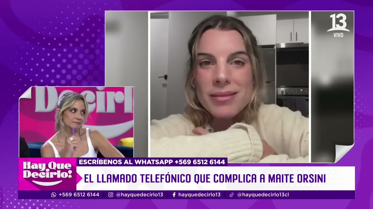 Se filtra audio de Diputada Maite Orsini a presunta víctima de Mago Valdivia| Hay Que Decirlo