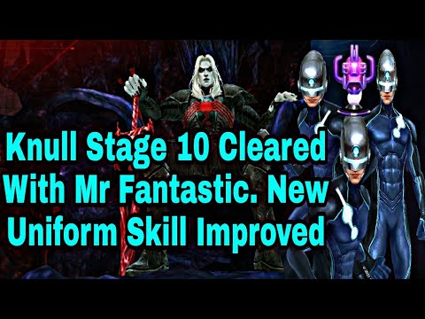 Fantastic New Uniform Damage improved | Knull Stage 10 Cleared With Fantastic - Marvel Future Fight