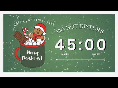 🎄 5.5 Hour Study With Me (Christmas Edition) | 45/10 Pomodoro Timer + ADHD Christmas Jazz ☕✨