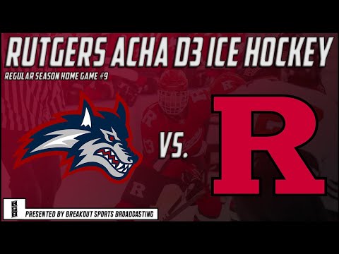 Rutgers Scarlet Knights ACHA M3 vs Stony Brook University Seawolves