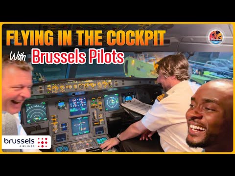 BRUSSELS AIRLINE COCKPIT EXPERIENCE - I Sat in The Cockpit From Ghana to Belgium
