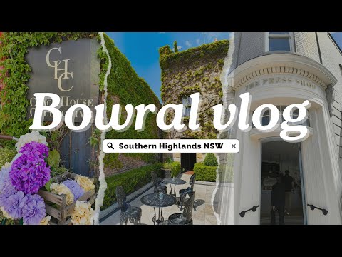 Day trip to Bowral / Southern Highlands NSW / Cafe, Winery, Antique Shops