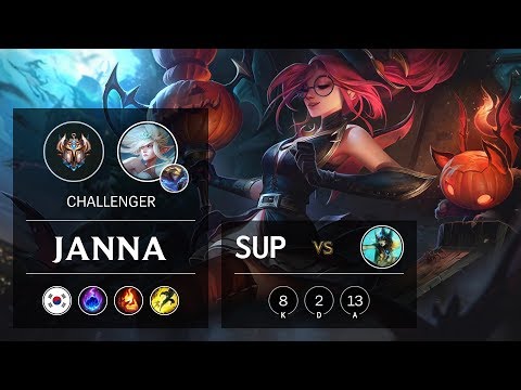 Janna Support vs Nami - KR Challenger Patch 9.22