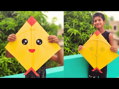 how to make a kite / Diy paper kite / diy paper crafts #craft #how #howto #howtomake #homemade