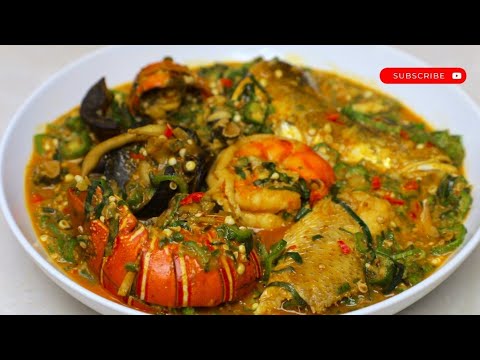 HOW TO MAKE OKRA SOUP/NIGERIAN SEAFOOD OKRO SOUP/SEAFOOD OKRA SOUP RECIPE- IFY'S KITCHEN