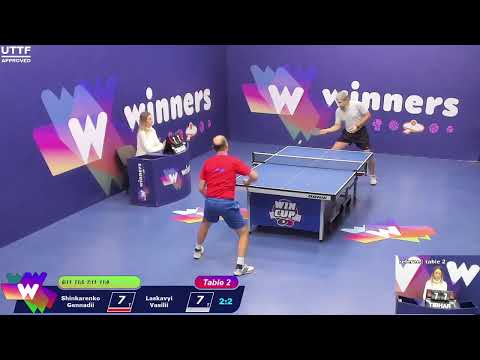 WINners CUP table 2  10.01  Shinkarenko Gennadii - Laskavyi Vasilii   09:00