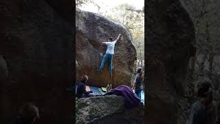 Video thumbnail of Maracanazo, 7A (sit). La Pedriza