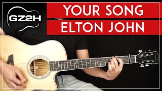 Your Song Guitar Tutorial Elton John Guitar Lesson |Chords + Strumming|