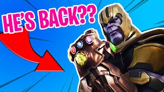 THANOS Returning To FORTNITE?? | The Countdown