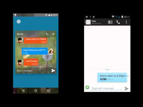 Popup SMS Video
