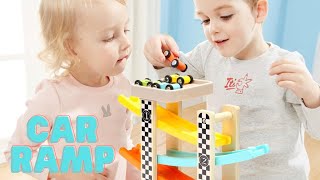 Wooden Ramp Car Set (Toy Review)