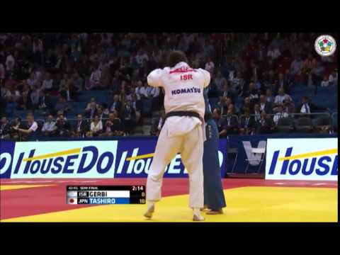 WCJudo 2014, Y. GERBI (Isr) Vs M. TASHIRO (Jpn)