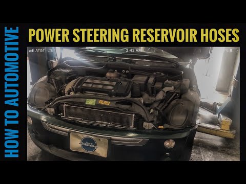 How To Replace The Power Steering Reservoir To Pump Feed Hose On A 2001-2006 Mini Cooper S (r53)