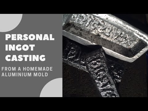Casting Aluminium Mold for Personalised ingot casting- Aluminium & Lead Melting