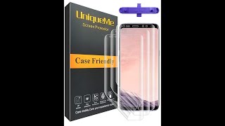 UniqueMe [TPU] Film Screen Protector （With easy Installation tool） Video