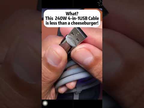 The ultimate charging cord you need! #fastcharging #usbc #usba
