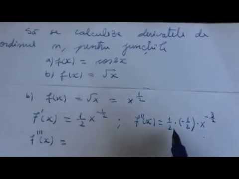 Derivate de ordinul n.