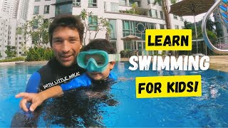 Why it's important to teach your child how to swim at a young age #swimming #kidslearning #swim