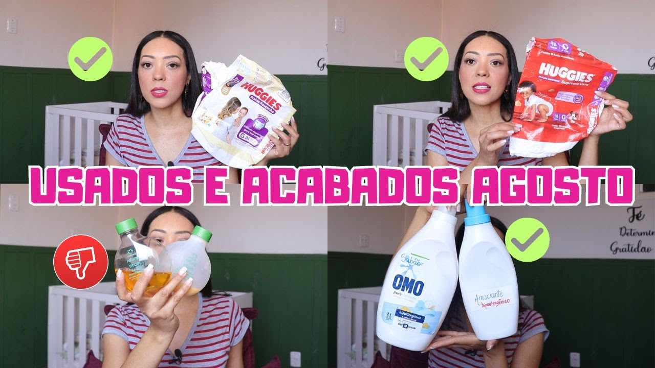 USADOS E ACABADOS DO BEBÊ com muita FRALDA NOVA e teve REPROVADOS