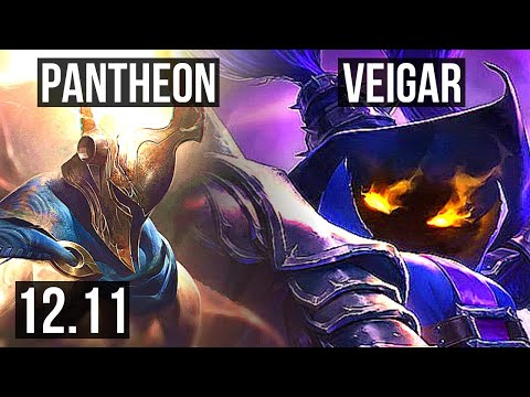 PANTH vs VEIGAR (MID) | 300+ games, 8/3/8 | KR Master | 12.11