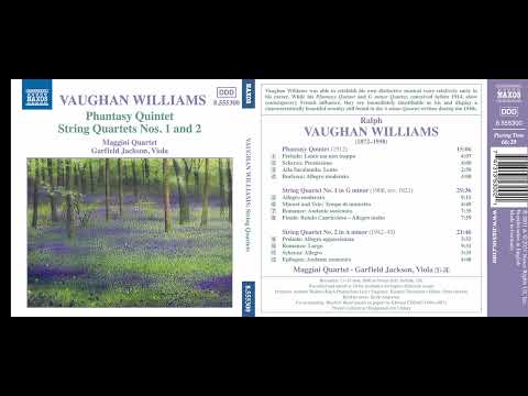 Vaughan Williams - Phantasy Quintet, String Quartet 1 and 2 - Maggini Quartet