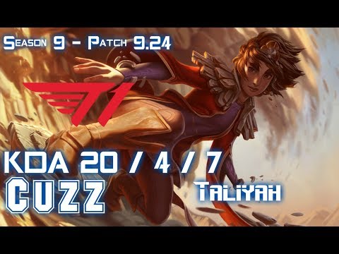 T1 Cuzz TALIYAH vs NEEKO Mid - Patch 9.24 KR Ranked
