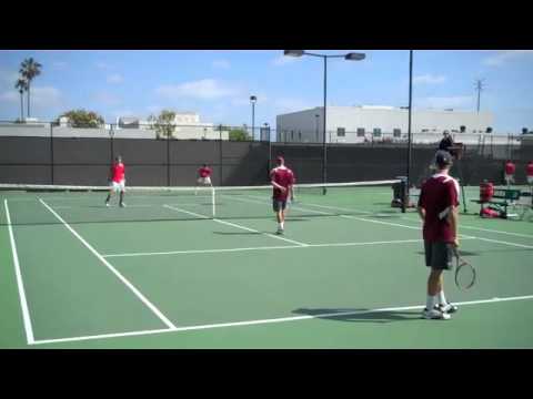 LMU Lions vs. Gonzaga Bulldogs Men's Tennis Highlights (2012)