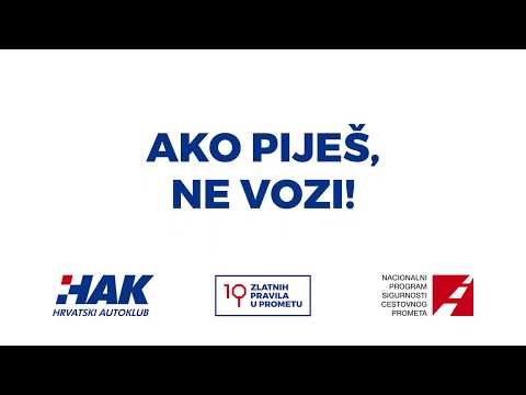 Ako piješ, ne vozi!