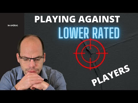 Casual games against lower rated players - what can we learn?