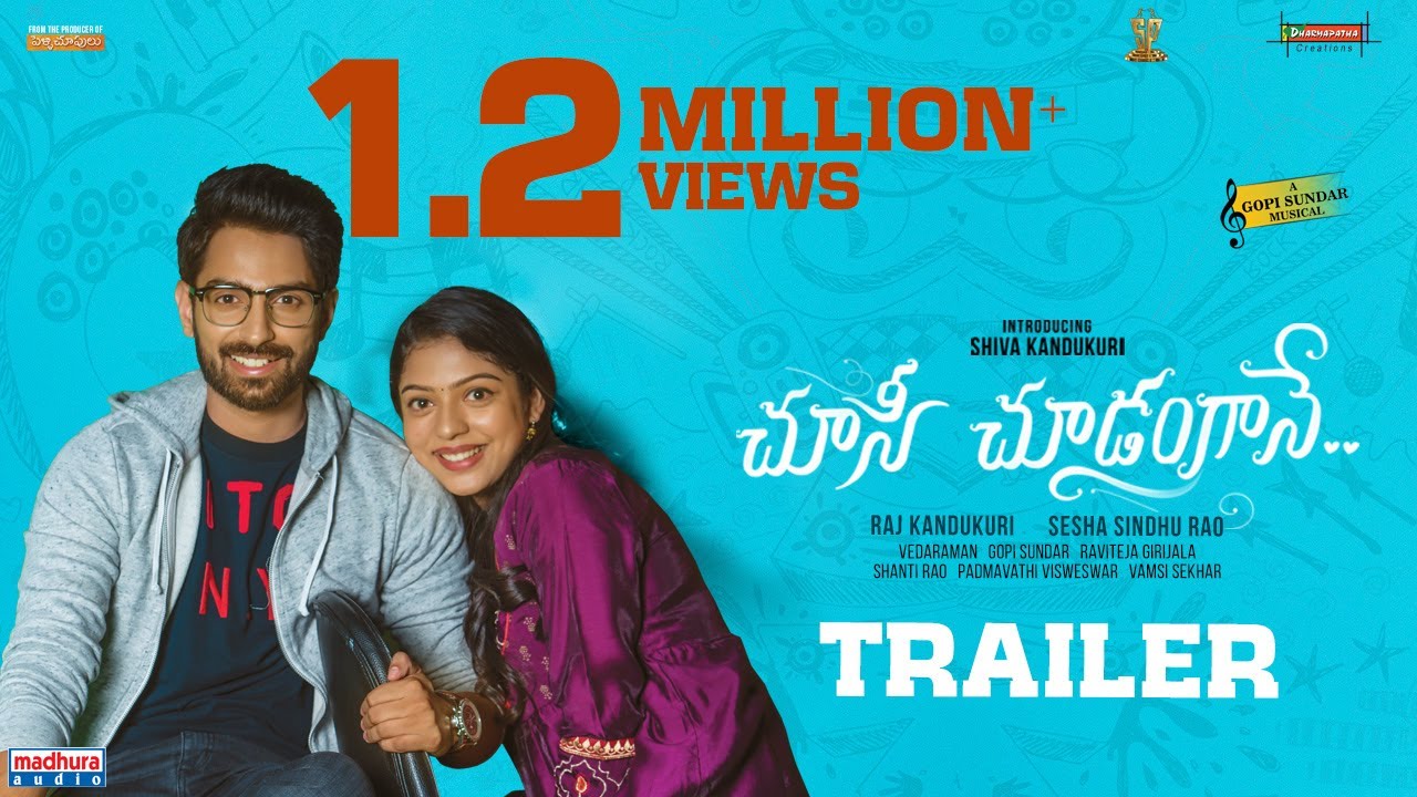 Choosi Choodangaane Trailer || Raj Kandukuri || Shiva Kandukuri || Varsha Bollamma || Sesha Sindhu