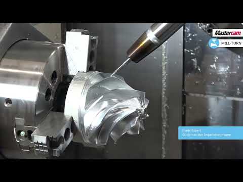 Mastercam 2023 | CNC-Machining und Simulation eines Impellers mit Blade Expert