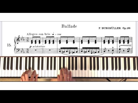 J.F.F. Burgmuller- Ballade, op.100 №15