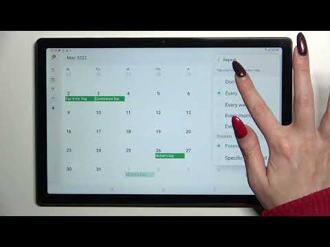 How to Add Event to Calendar on Galaxy Tab A8 2021 / Add reminder to calendar on Galaxy Tab A8 2021