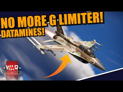 War Thunder DEV - DATAMINES! F-16 is AMAZING NOW! NO MORE G limiter!!! RWR CHANGES! & MORE!