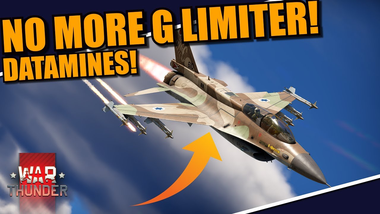 War Thunder DEV - DATAMINES! F-16 is AMAZING NOW! NO MORE G limiter!!! RWR CHANGES! & MORE!