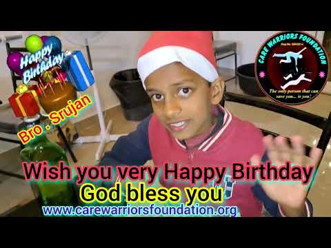 Happy Birthday   Srujan Cherukuri.  God bless you