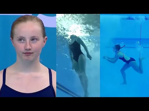 QQQsports - Frida Kallgren form Sweden - 1m Springboard - European Diving Championships #diving